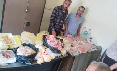 ضبط لحوم غير صالحة في أسيوط 