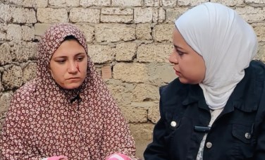 محررة اليوم مع الزوجة المجني عليها 