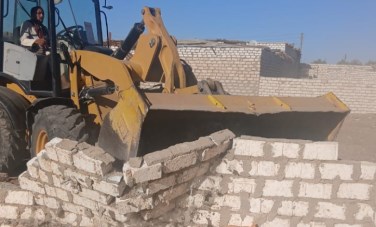 تنفيذ 21 حالة إزالة بقنا