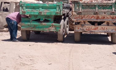 ضبط جرارين بمخالفة القوانين بأسيوط