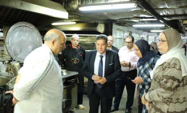 نائب رئيس جامعة الأزهر يتفقد المدن الجامعية