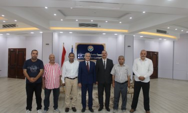 جانب من اجتماع جامعة اسوان 