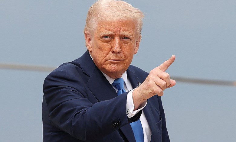  الرئيس الأمريكي دونالد ترامب
