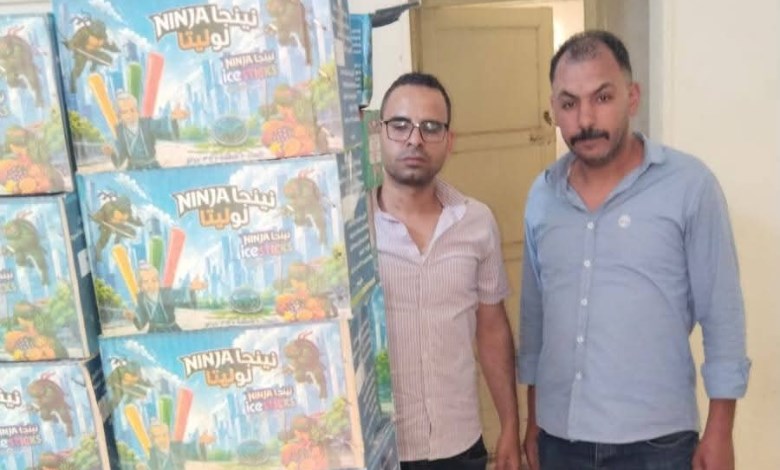 ضبط 8280 قطعة مشروب غير صالح للاستهلاك الآدمي بالبداري في أسيوط