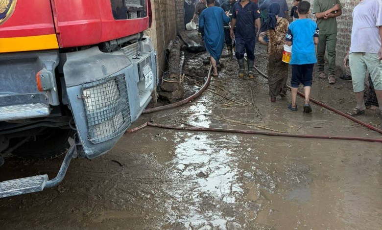 السيطرة على حريق أبنوب
