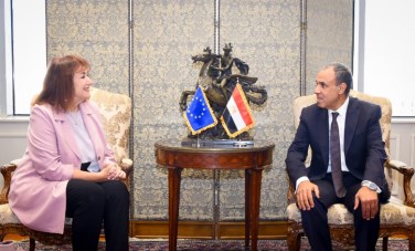 وزير الخارجية والمفوضة الأوربية