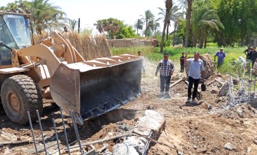 محافظ أسيوط: إزالة 14 حالة تعدي على أراضي أملاك الدولة والأراضي الزراعية 