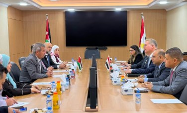 وزير البترول والثروة المعدنية ونظيره الأردني 