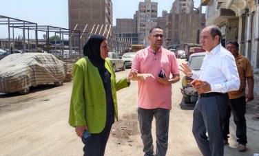 جولة ميدانية لحل أزمة الصرف الصحي بمنطي