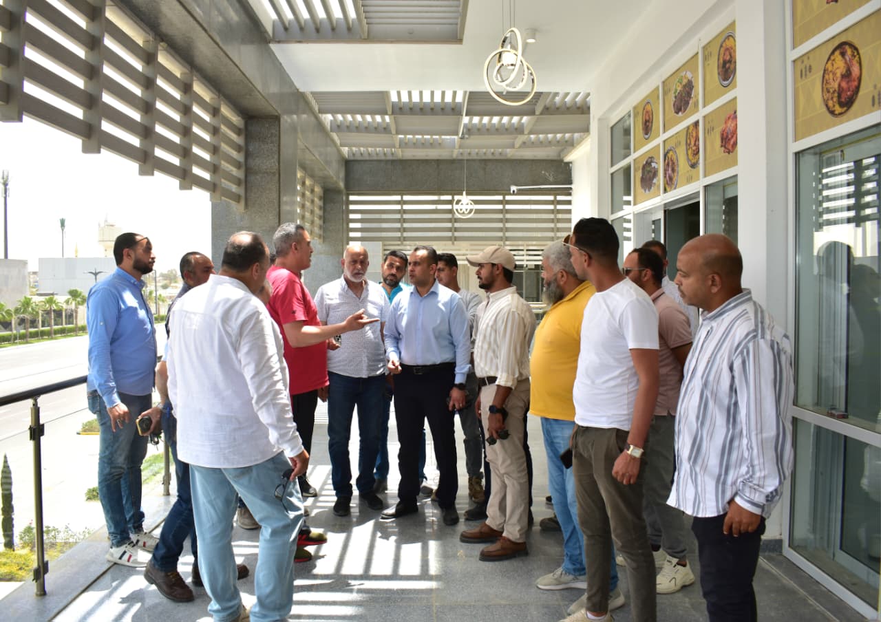 رئيس جهاز العلمين الجديدة يتفقد التشطيبات النهائية 